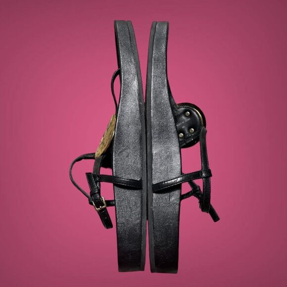 Tory Burch Cloud Patos Ankle Strap‎ Thong Sandals 9 - Picture 3 of 7